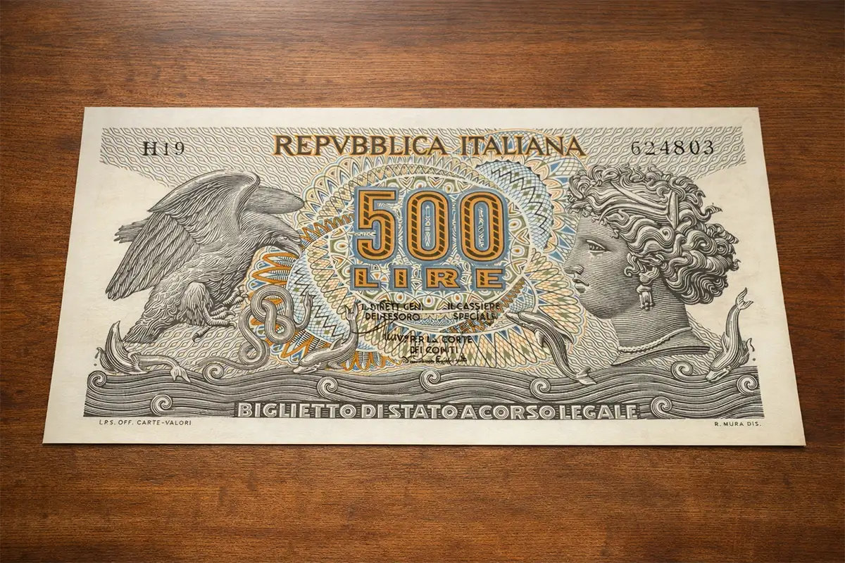 Incredibili 500 lire di carta valore posate in argento: un tesoro dimenticato da scoprire